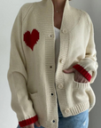 Varsity Cardigan - Heart