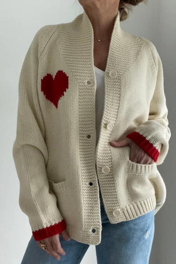 Varsity Cardigan - Heart