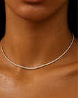 Ellie Vail, Camden Tennis Choker Necklace- Gold