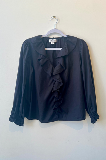 Velvet, Cinthia Collared Shirt-Black