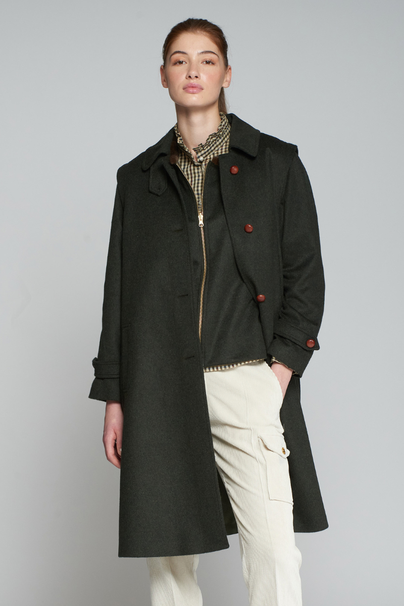 Vilagallo, Loden Embroidered Coat