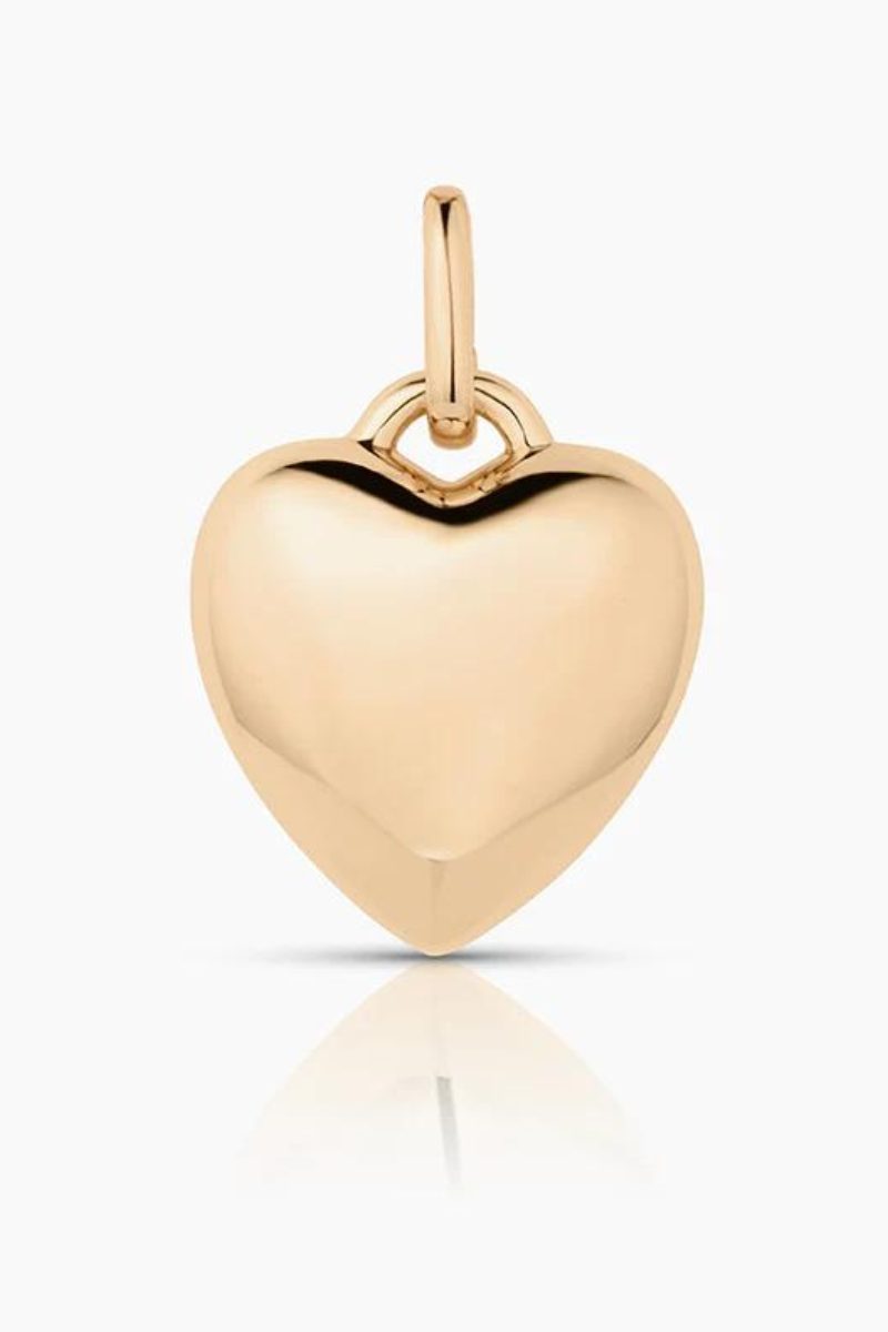 Thatch, Aurelle Puffy Heart Clip Charm