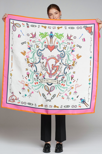 Vilagallo, Silk Scarf