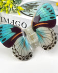 Hair Claw Clip, Colourful butterflies