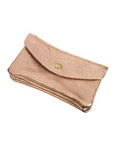 LC, Twin Cowhide Leather Pouch