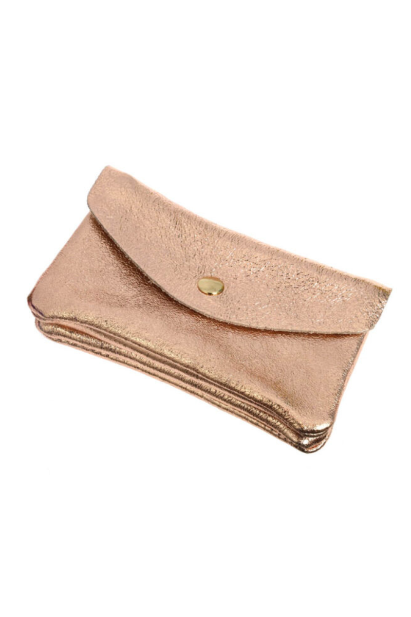 LC, Twin Cowhide Leather Pouch