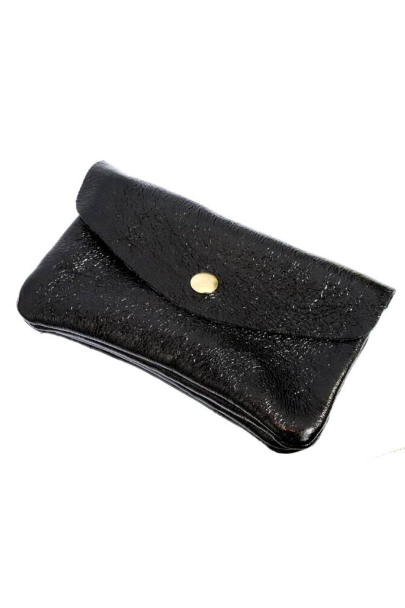 LC, Twin Cowhide Leather Pouch