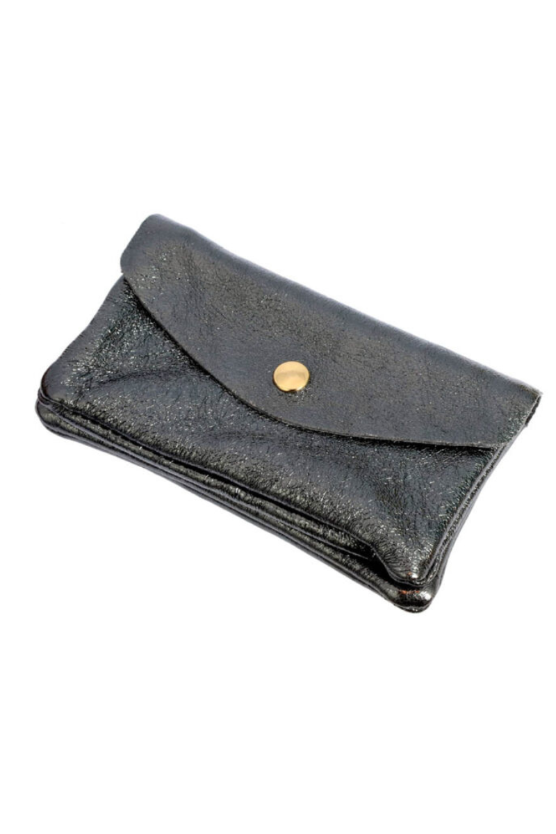 LC, Twin Cowhide Leather Pouch