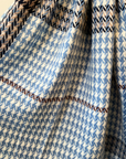 Check Scarf- Blue