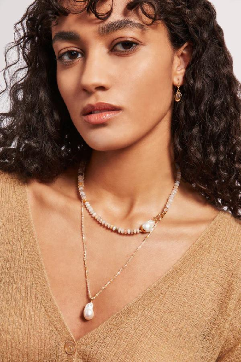 Chan Luu, Sophia Necklace- Natural Mix