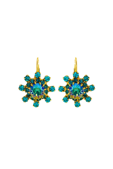 Tova, Blaire Earrings- Aqua Verde