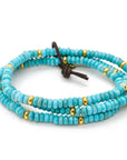 Turquoise + Gold Bracelet Bundle