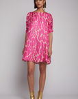 Vilagallo, Manon Dress- Pink Art