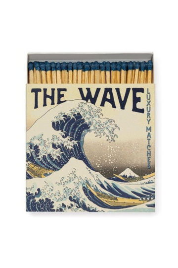 Archivist Gallery, Luxury Square Matchbox- Hokusai Wave