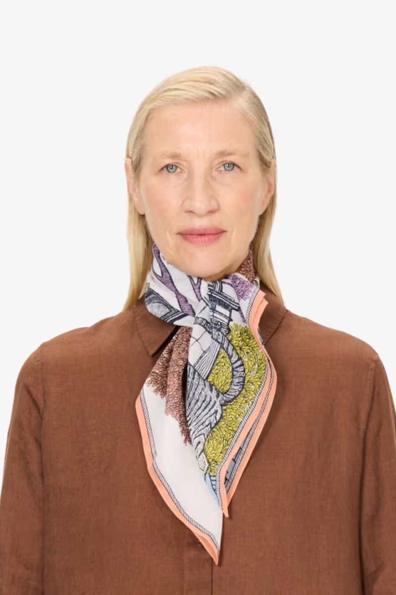 Inoui Editions, Square 70 Mirage Scarf-Multicoloured