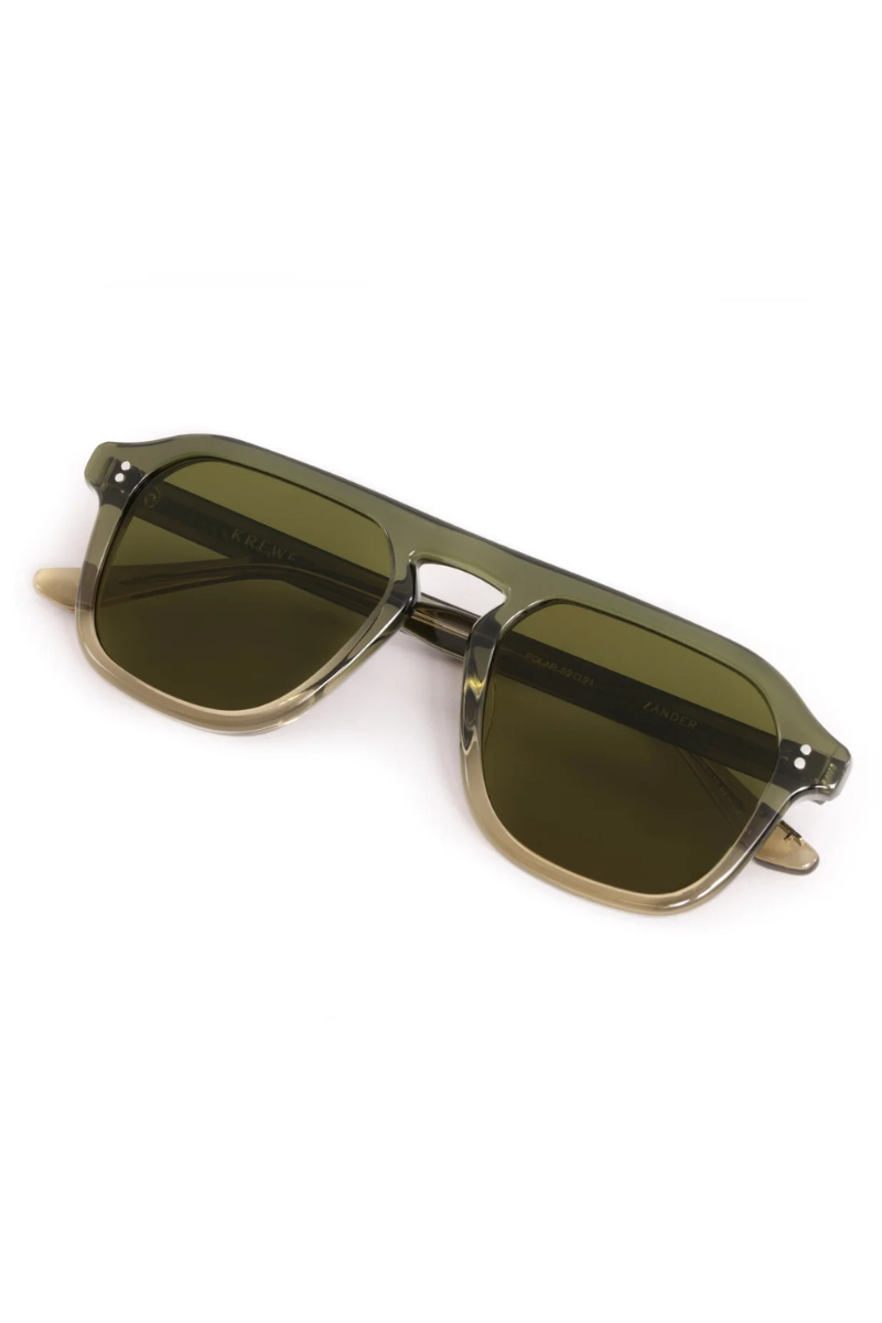Krewe, Zander Sunglasses- Verde Polarized