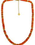 LC, Ashe Steel Necklace - Orange