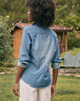 Frank & Eileen, Barry Tailored Button Up Shirt- Vintage Stonewashed Indigo
