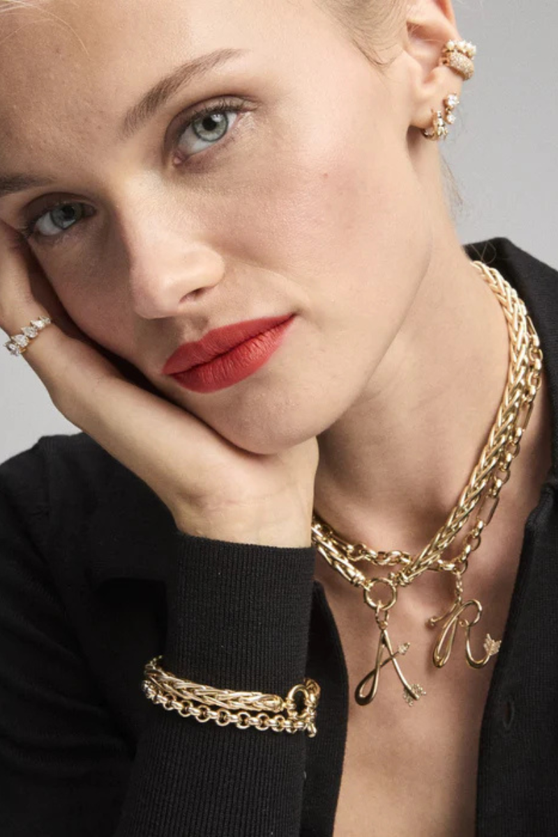 Adina Reyter, Mixed Rolo Cable Chain