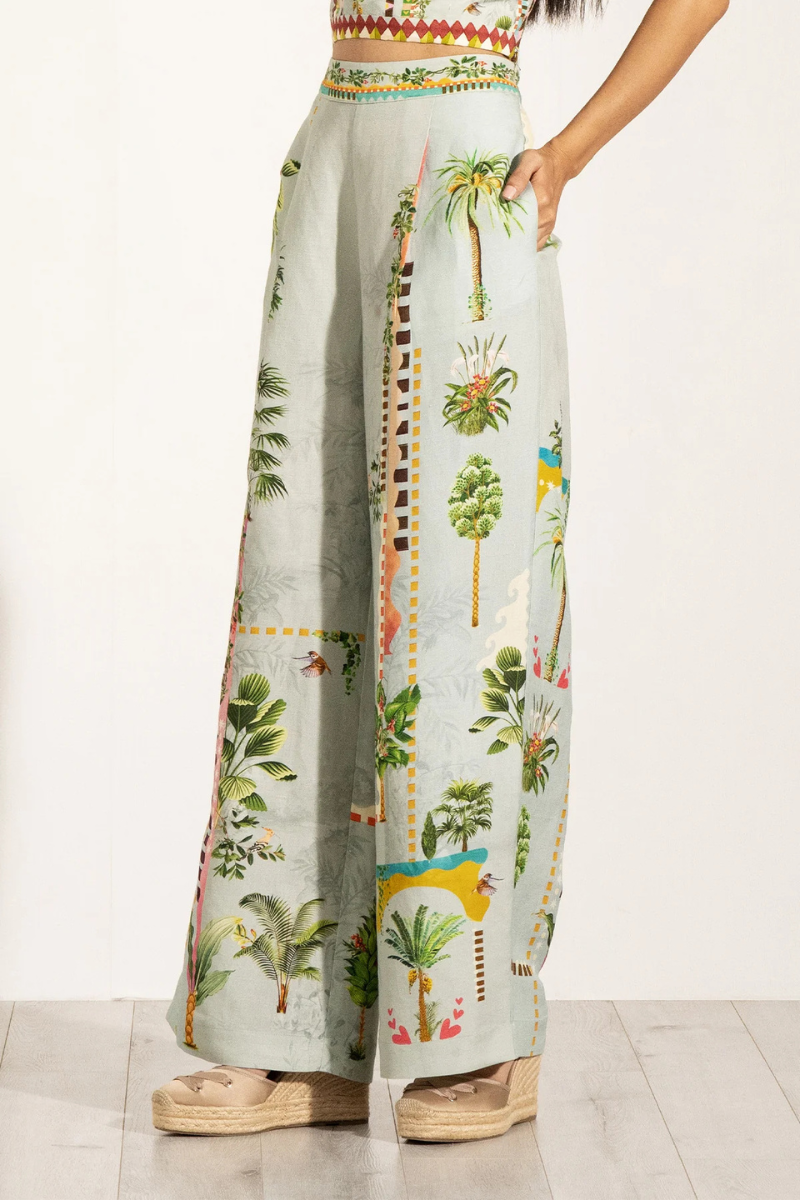 Ranna Gill, Lima Wide Leg Pant-Multicolour