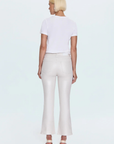 Pistola, Lennon High Rise Crop Boot Pant - Ivory Luster