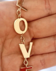 HGL, Love You Letter Bracelet