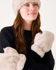 MERSEA, Cozy Cabin Faux Fur Hat - Oatmeal/Oatmeal