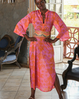 Nimo With Love, Opal Kaftan - Pink Palm