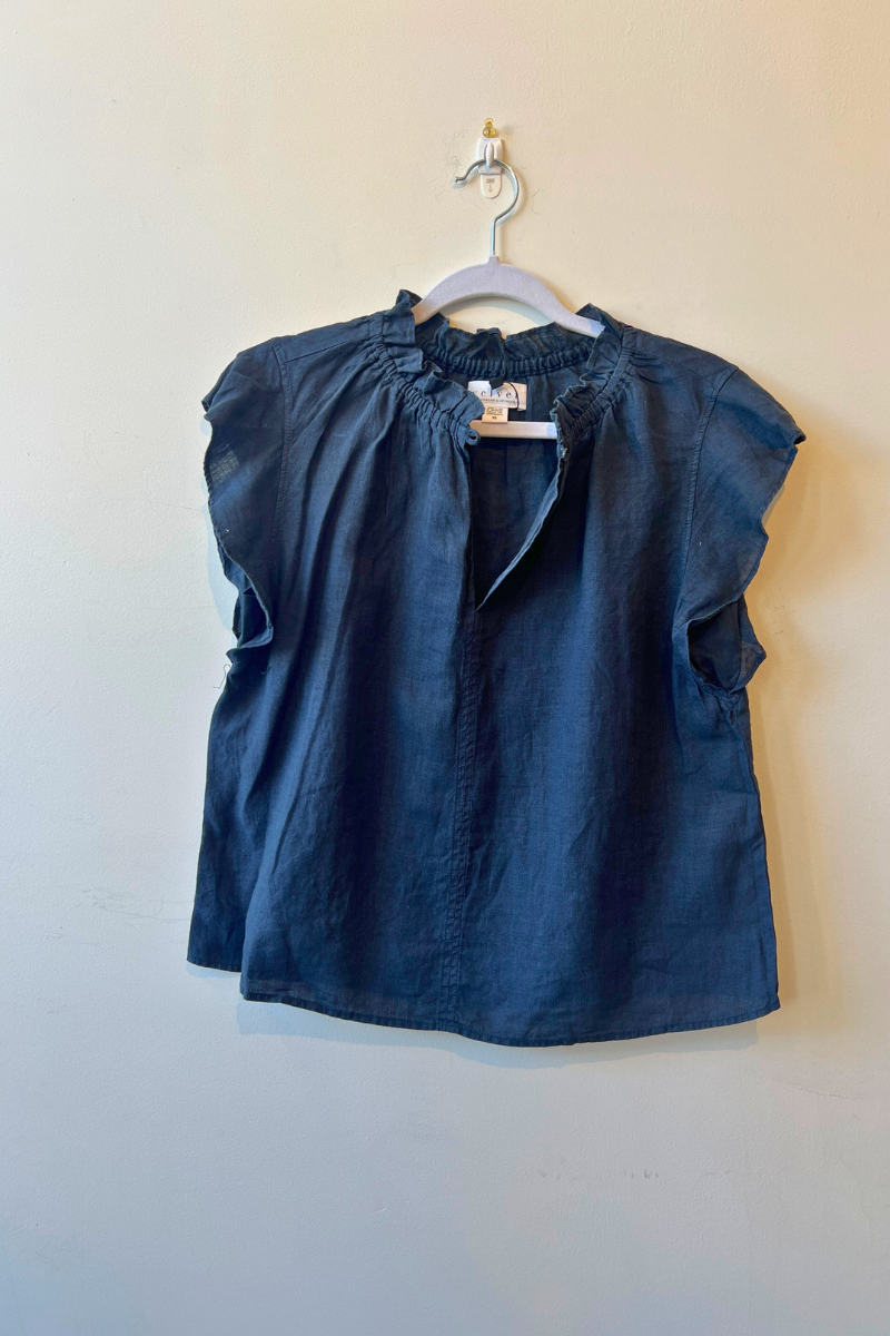 Velvet, Semira Woven Linen Top