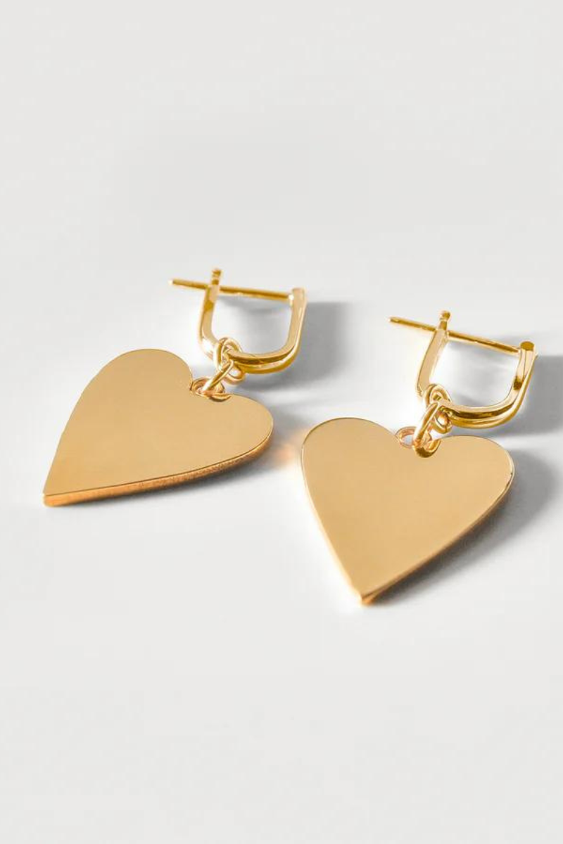 Thatch, Amaya Heart Earrings