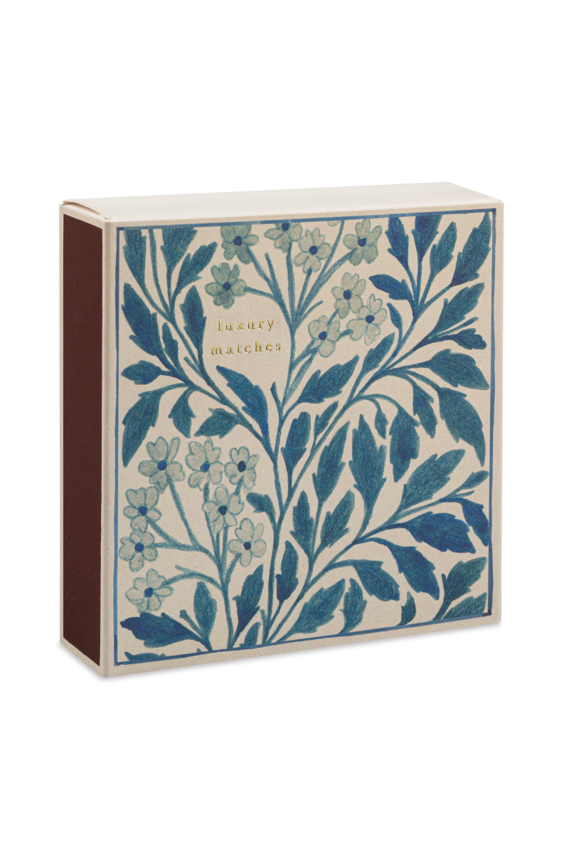 Archivist Gallery, Blue Floral Matches by Wanderlust Paper Co.