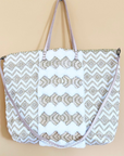 En Shallah, Cuba Cloth Bag M- White