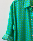 Palme, Check Button Down Shirt 67987