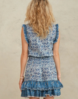 M.A.B.E, Esti Print Dress- Blue