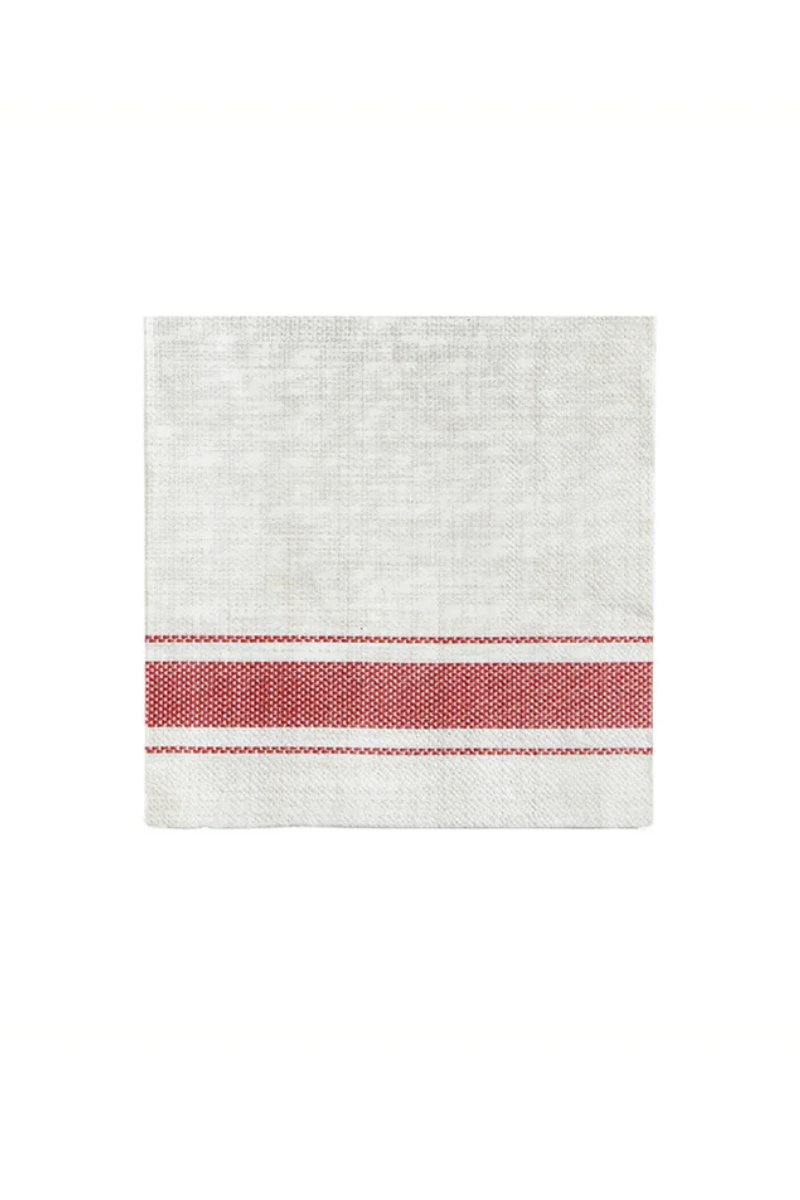 Cocktail Napkin, Bistro Stripe