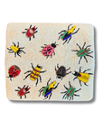 Beaded Fold Over Clutch- Bugs/ Multi