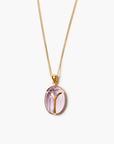 Chan Luu, Scarab Necklace- Amethyst
