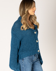 Lyla+Luxe, Lillian Hand Knit Heart Cardigan