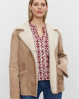 Velvet, Molly Sherpa Collared Jacket