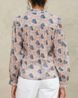 M.A.B.E, Aster Print Long Sleeve Top- Multi