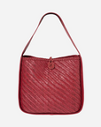 Stella Forest, Lorine Braided Bag-Bordeaux