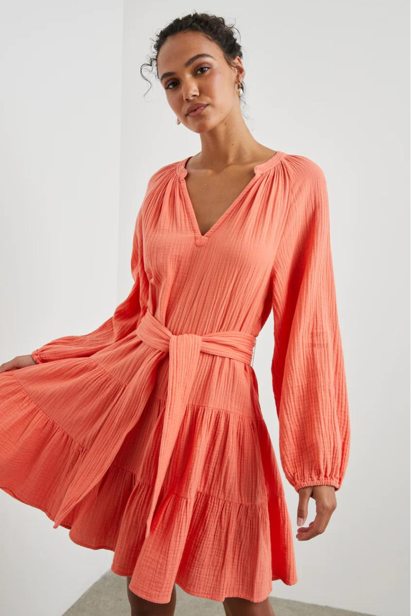 Rails, Aureta Dress- Papaya