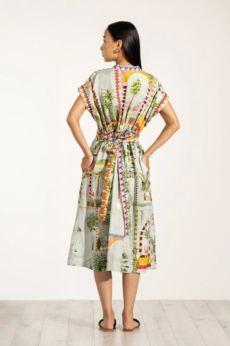 Ranna Gill, Val Belted Dress-Multicolour