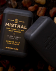 MISTRAL,Bar Soap-Men's Black Amber