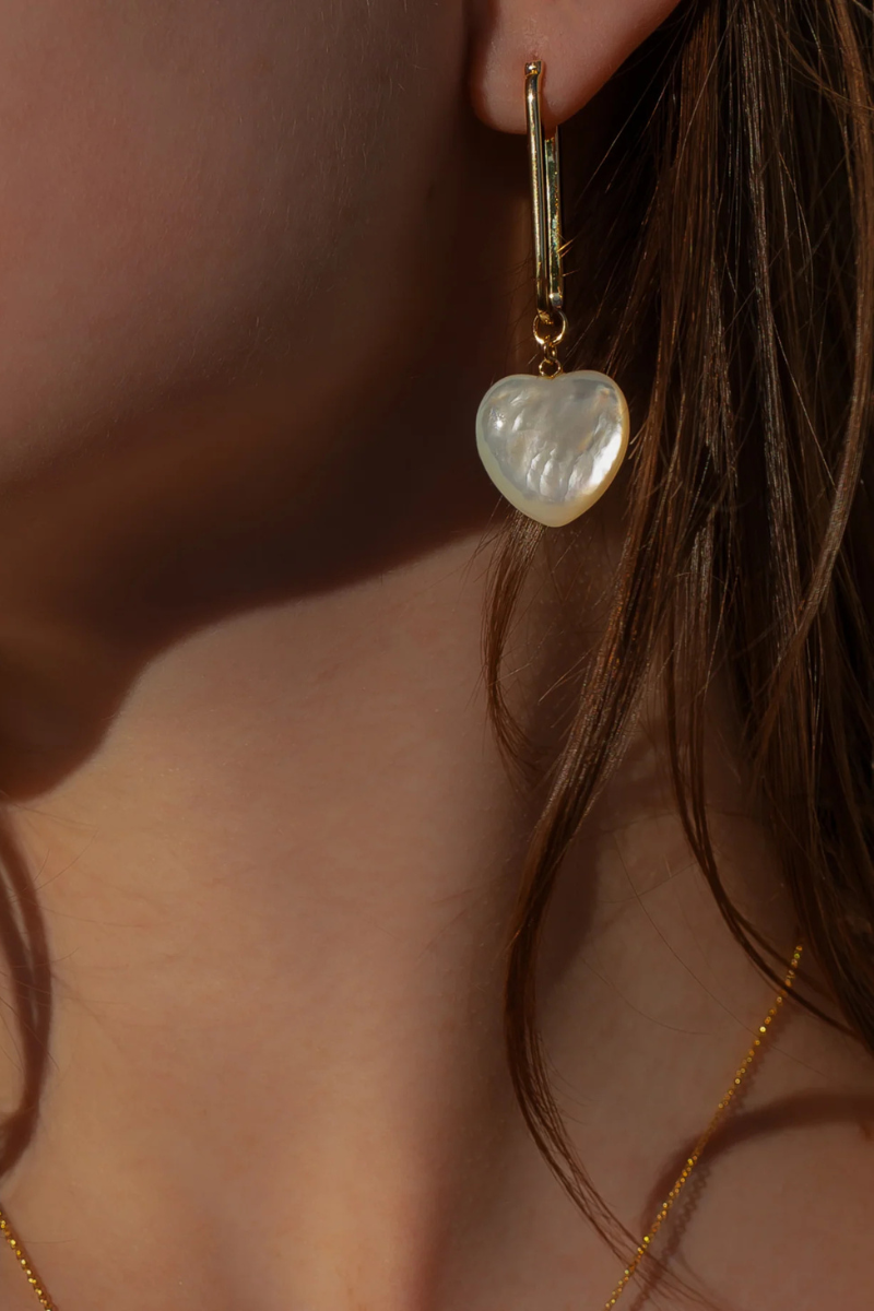 Thatch, Gemma Mother of Pearl Earrings