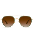 Krewe, Baker 18K Titanium + Bottle Green + Zulu Sunglasses