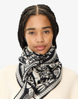 Inoui Editions, Ludwig Square 100 Scarf-Black