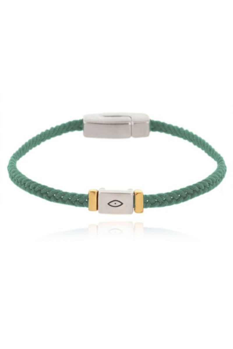 AB, Cord Bracelet with Magnetic Clasp