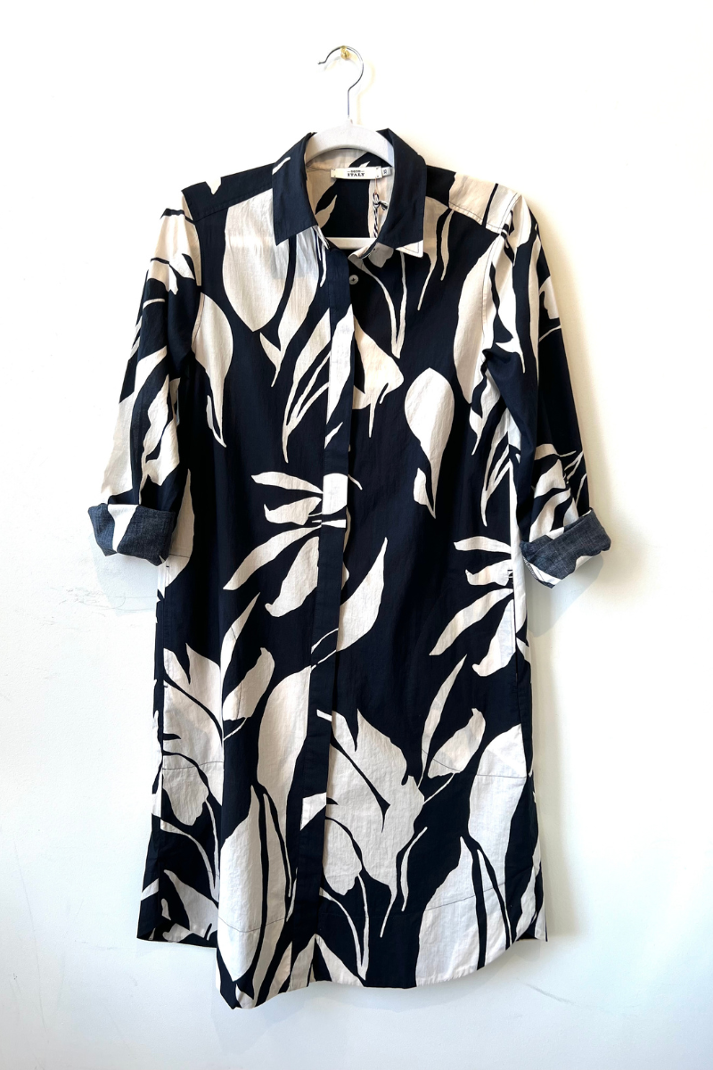 0039 Italy, Gracia New Dress- Black & White Print