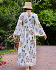 Maison Marigold, Lugano Maxi Dress- Multi Botanical